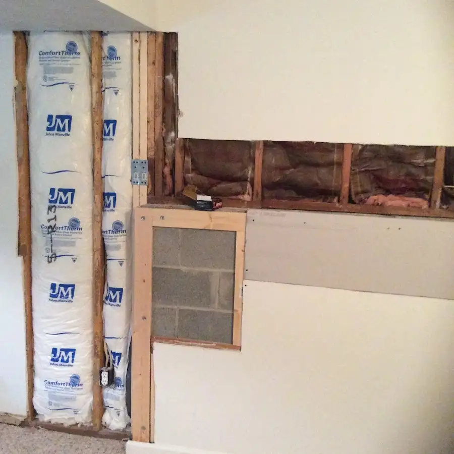 Wall insulation replacement during Odor Removal & Deodorization in Piedmont
